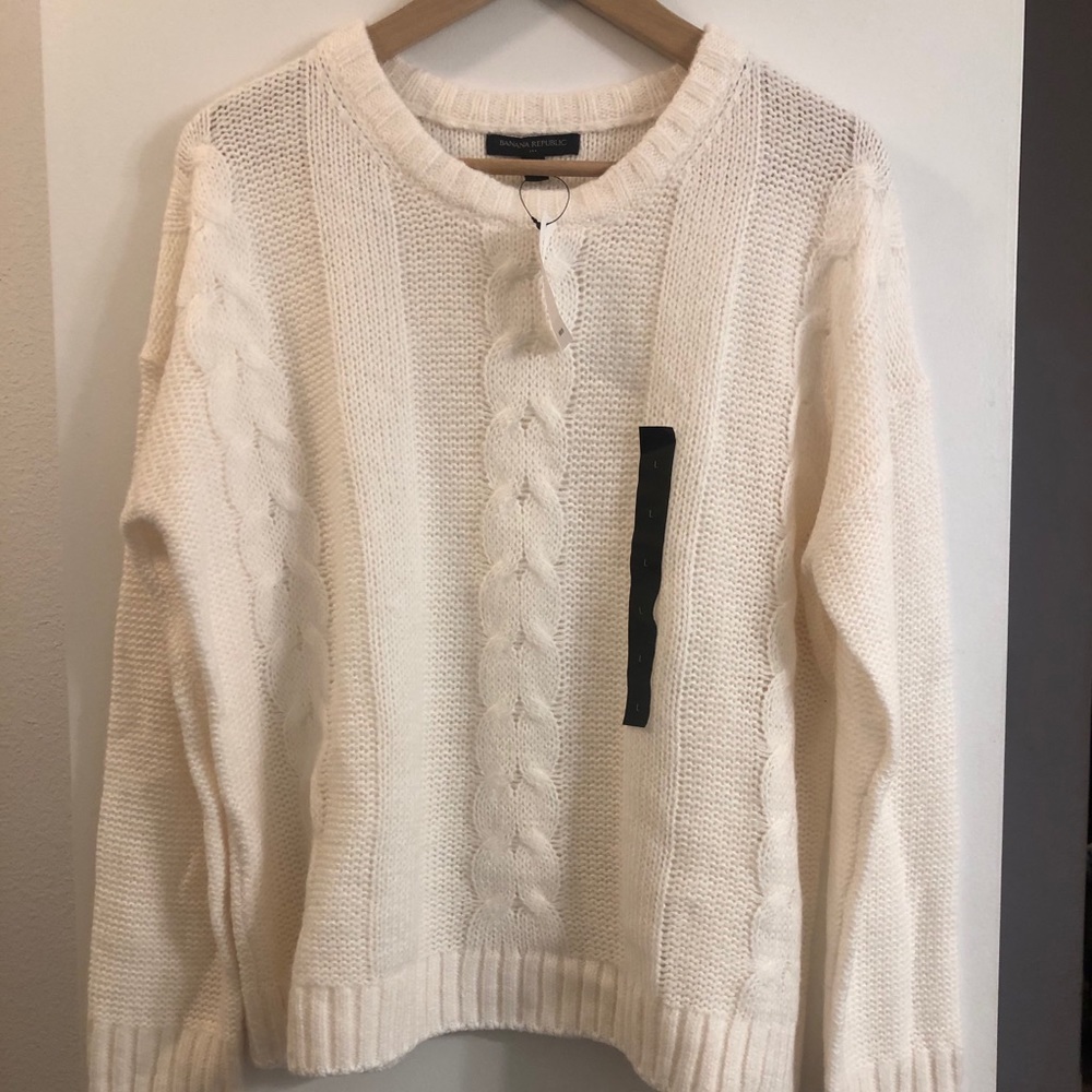 Cable sweater
